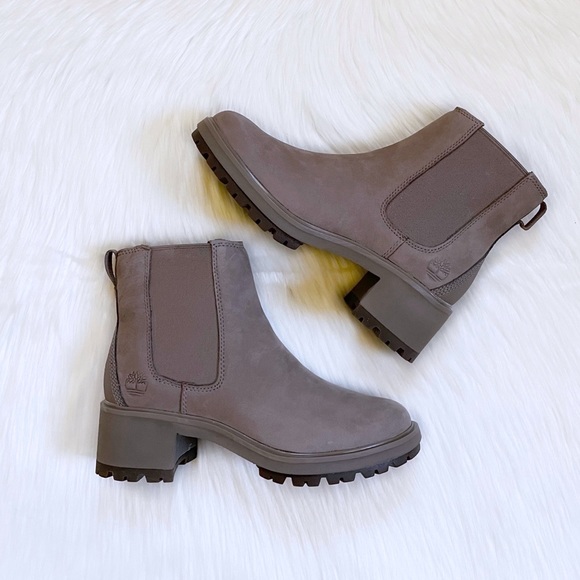 Timberland Women’s Kori Park Chelsea Taupe Boots - Picture 5 of 7
